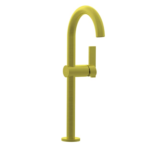 Newport Brass Single Hole Vessel Faucet in Satin Gold (Pvd) 2413-24S - main